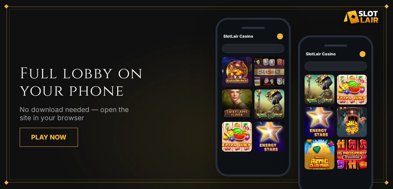Scroll slots mobile browser.